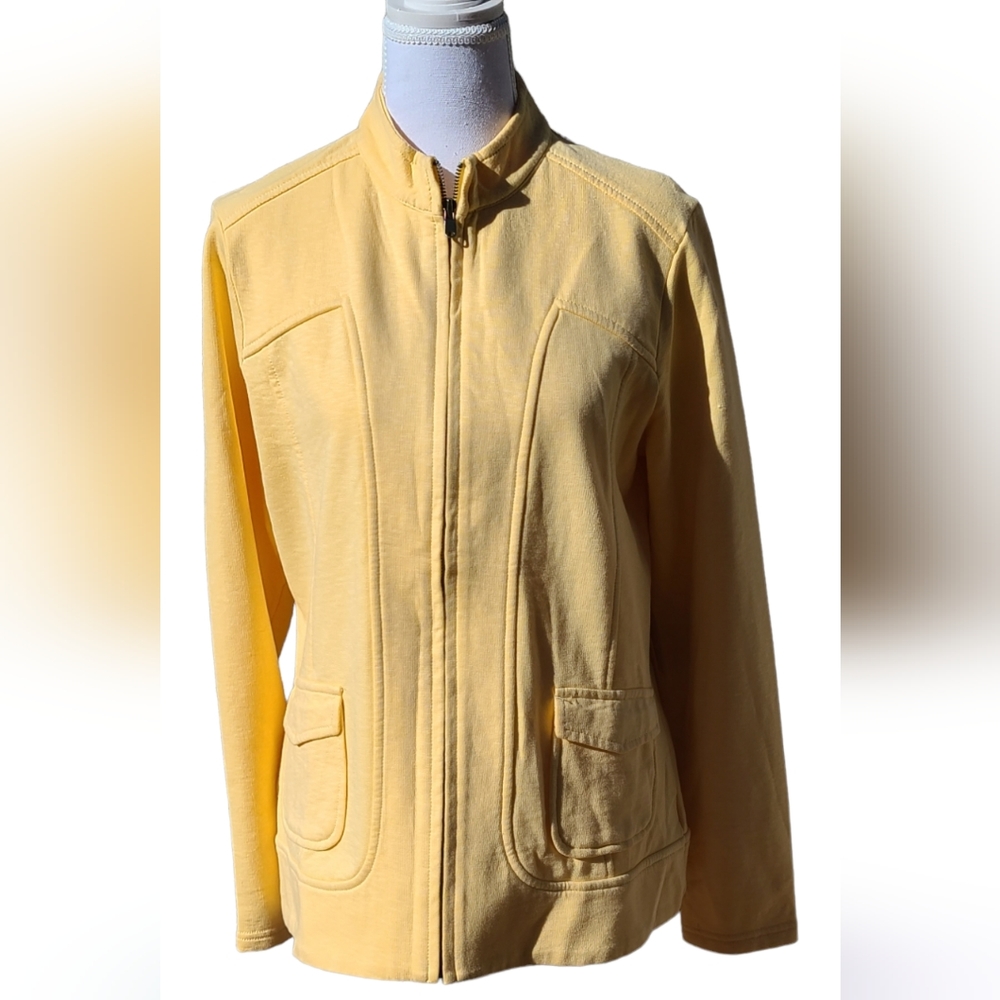 Coldwater Creek Zip Front Sweater